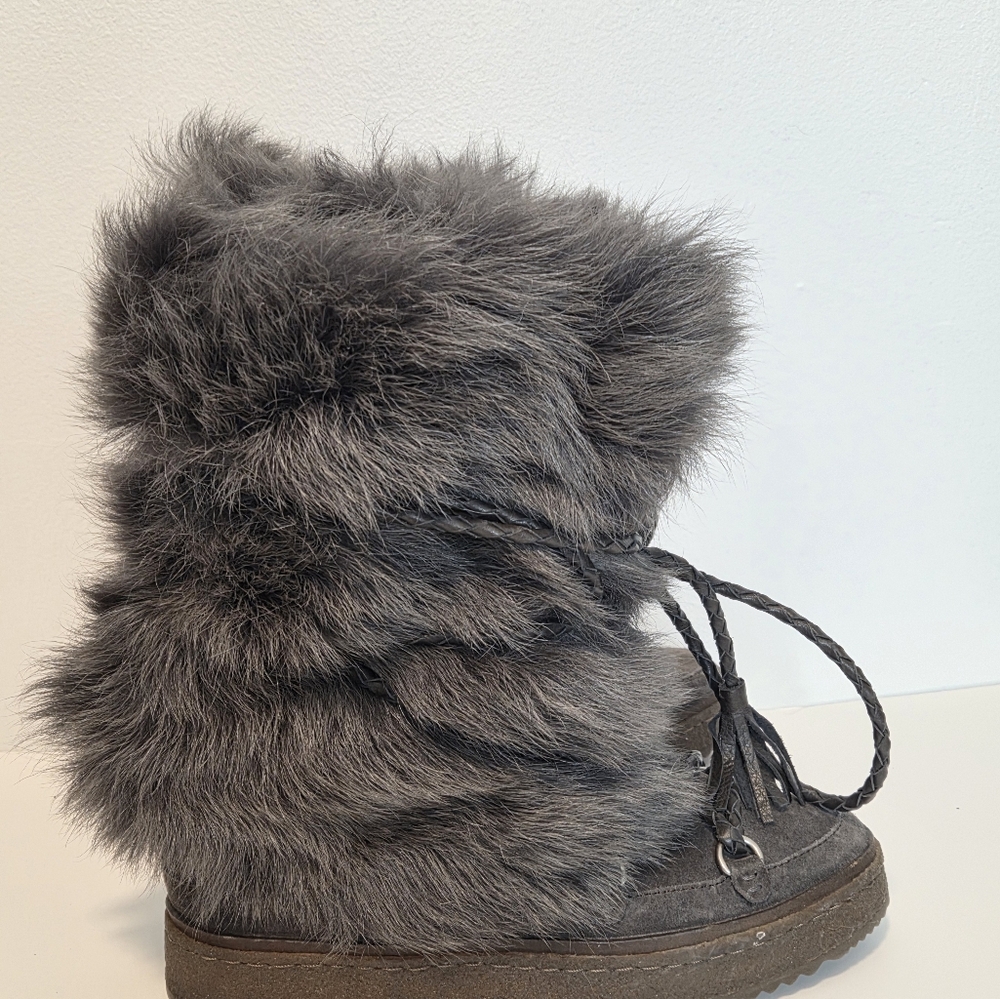 Frye Gail Shearling Tall Winter Boots Sz 7 - Picture 8 of 16